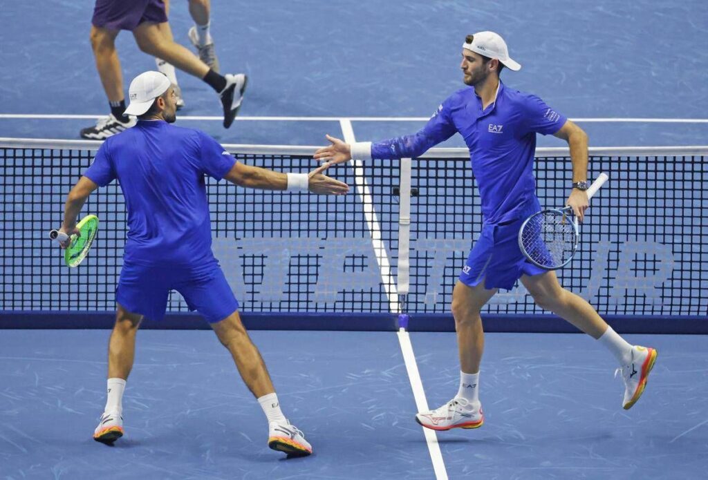 Bolelli-Vavassori, esordio ok alle Atp Finals. Primi squilli azzurri nel doppio
