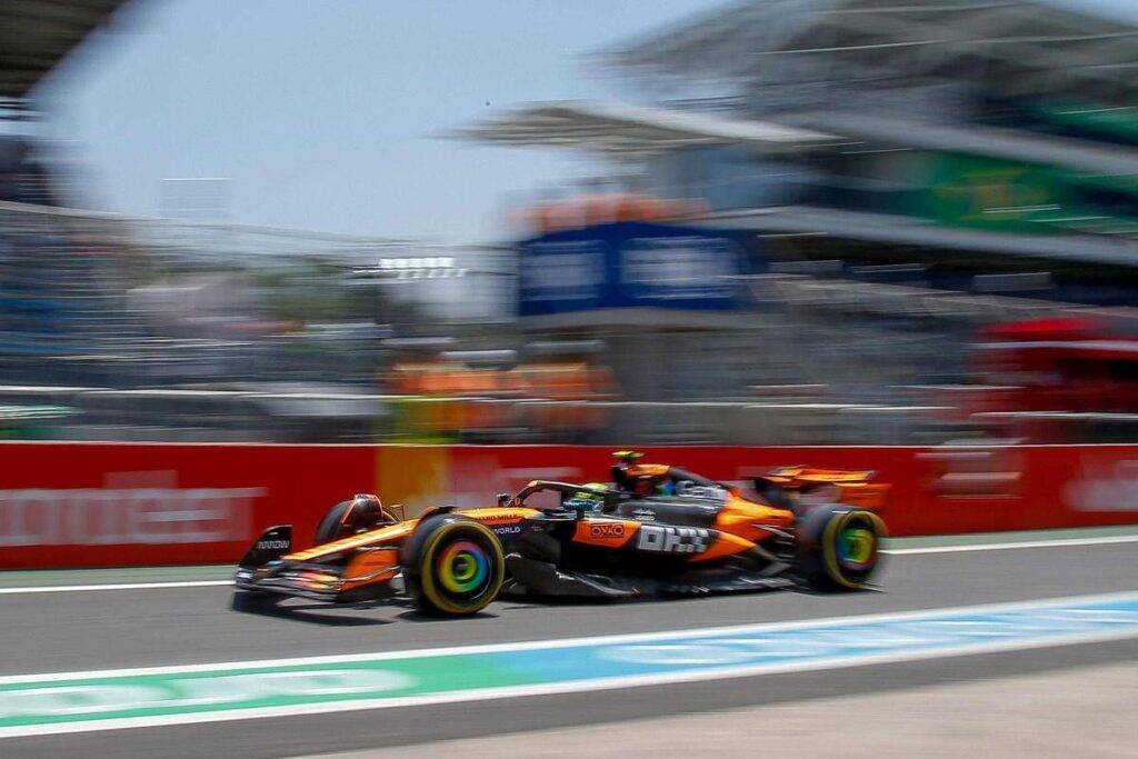 Gp Brasile, Norris il più veloce in prove libere: indietro le Ferrari