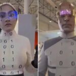 Iran svela i suoi robot, sono due persone mascherate…