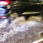 Maltempo a Genova: tromba d’aria, crolla muraglione, esonda rio Fegino