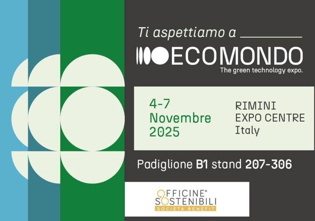Officine Sostenibili ad Ecomondo, tra novità tecniche ed eventi