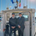 Roma, sopralluogo in mare nello scalo di Civitavecchia per verificare lo stato dei lavori