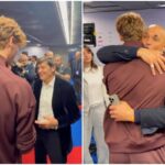 Sinner, ‘talismano’ Morandi alle Finals: “Mi hai portato fortuna”. E Spalletti lo abbraccia