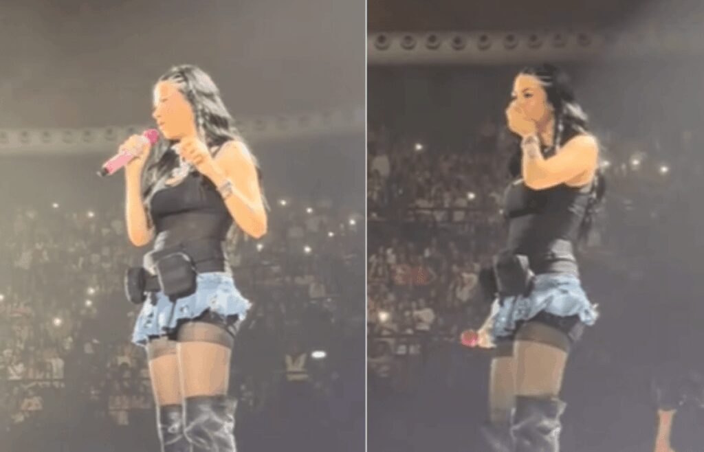 Spray peperoncino al concerto di Anna Pepe, attimi di panico: show si ferma e poi riprende