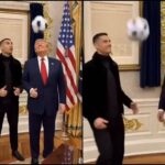 Trump, sfida di palleggi con Cristiano Ronaldo: il video (generato dall’AI) fa il giro del mondo