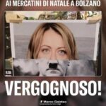 Bolzano, Galateo (FdI): “Fotomontaggio Meloni-Hitler ai mercatini Natale, inaccettabile”