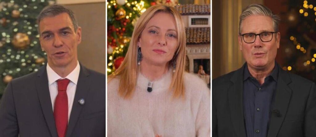 ‘Buon Natale’, gli auguri dei leader: dalle foto di Trump al presepe di Meloni, Sanchez ‘inclusivo’