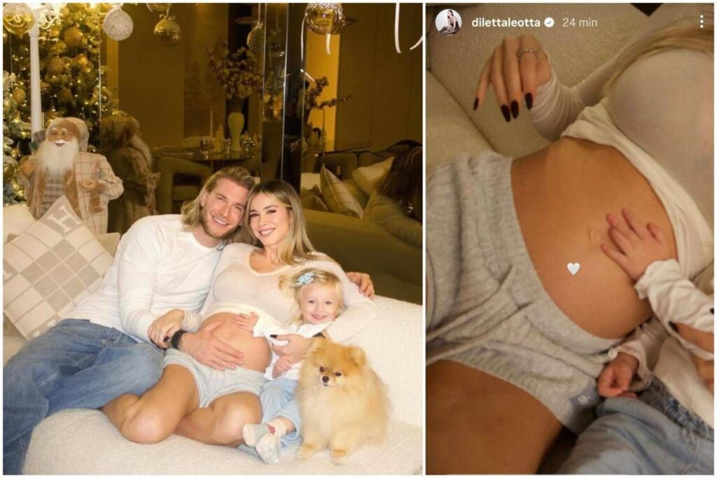 Diletta Leotta è incinta, l’annuncio social e l’abbraccio di Karius