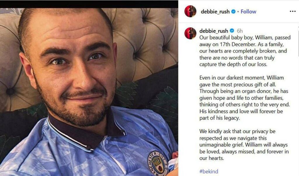 È morto a 31 anni l’attore di ‘Waterloo Road’ William Rush