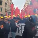 Ex Ilva, a Genova il corteo degli operai. Appello di Salis: “No alla violenza”