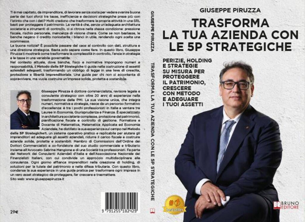 Giuseppe Piruzza lancia il libro su come favorire la crescita aziendale in modo strategico