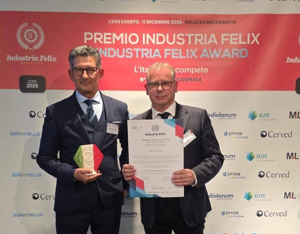 Il 2025 di GSM si chiude con il Premio Industria Felix