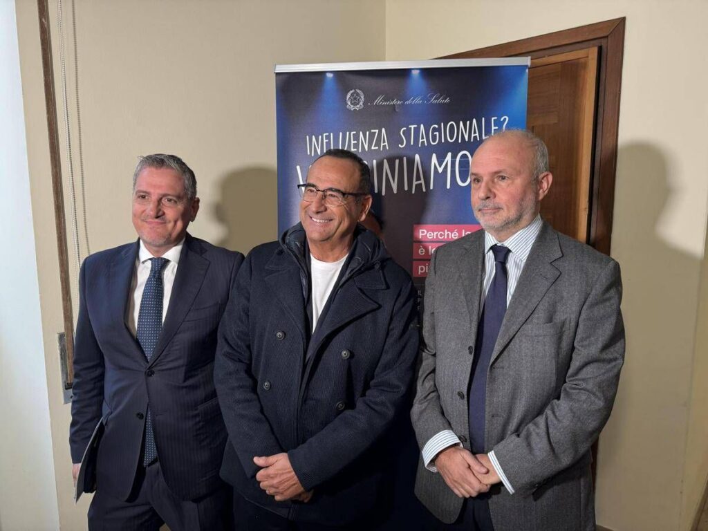 Influenza, al via spot Tv con Carlo Conti: “Io vaccinato, spero lo facciano in tanti”