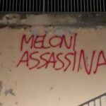 ‘Meloni assassina’, scritta choc in centro a Castiglioncello