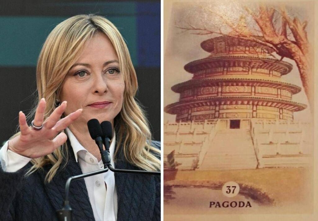 Meloni e la battuta: “Il centrosinistra si porta sfiga come la carta della pagoda”