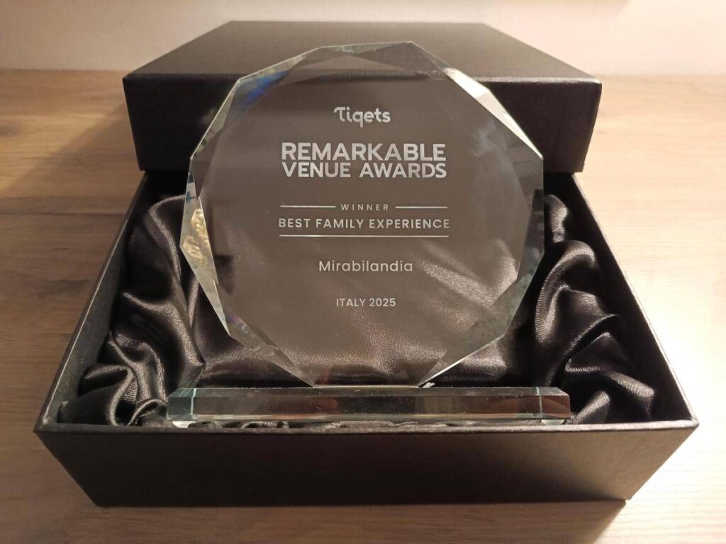 Mirabilandia premiata ai tiqets remarkable venue awards 2025