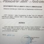 Per 33 anni ‘ostaggio’ dell’Italia dove è nata e cresciuta, ora è finalmente apolide: il decreto del Viminale