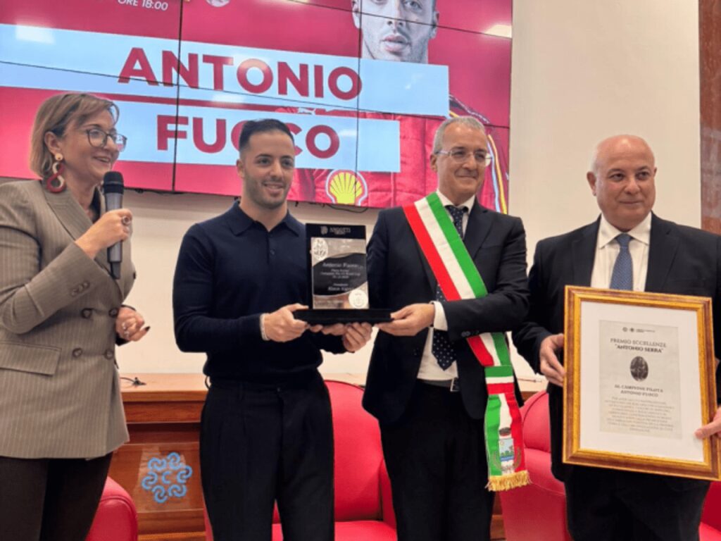 Premio Nazionale “Antonio Serra” ad Antonio Fuoco