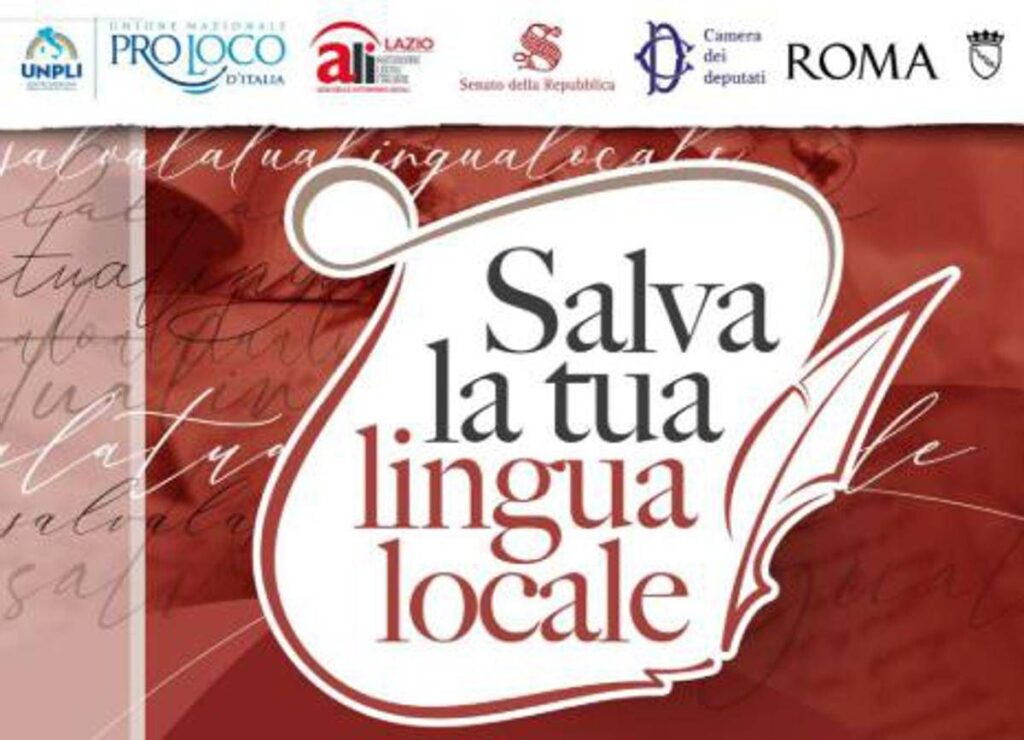 ‘Salva la tua lingua locale’, domani in Campidoglio la premiazione