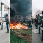 Scontri a Bruxelles, migliaia di agricoltori in piazza: lancio di pietre sugli edifici del Parlamento europeo