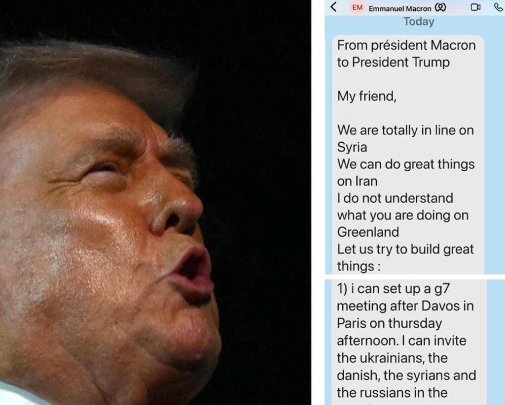 Minaccia dazi e messaggi postati su Truth, il doppio schiaffo di Trump a Macron