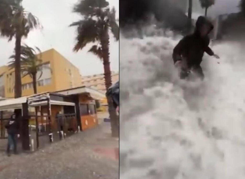 Sindaci in Sicilia travolti da onda durante la diretta Fb: “Non fate come noi”