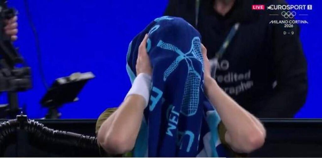 Sinner, probelma fisico contro Shelton? Il team: “Chiama il fisio”