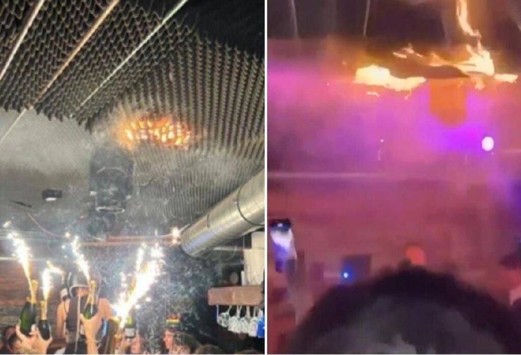 Strage Crans-Montana, l’inizio dell’incendio in un video