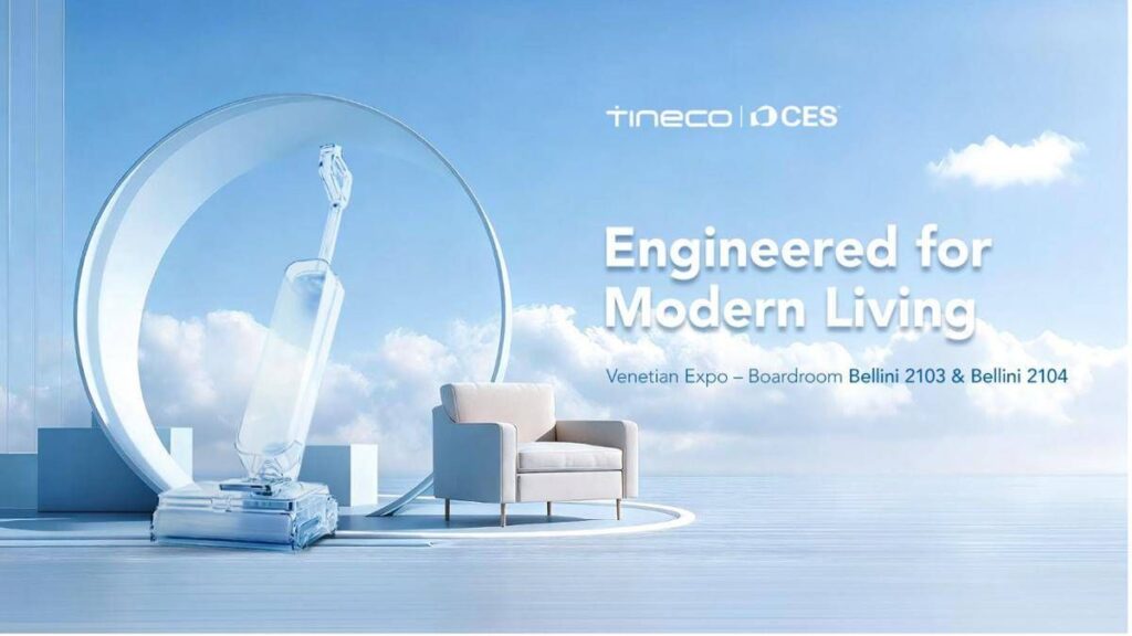 Tineco presenta il concetto di Modern Living e la nuova gamma di soluzioni smart per la cura della casa al CES 2026
