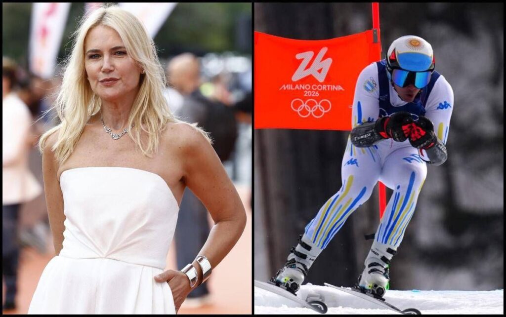 A Bormio spunta… Valeria Mazza: la top model in tribuna per il figlio Tiziano Gravier alle Olimpiadi