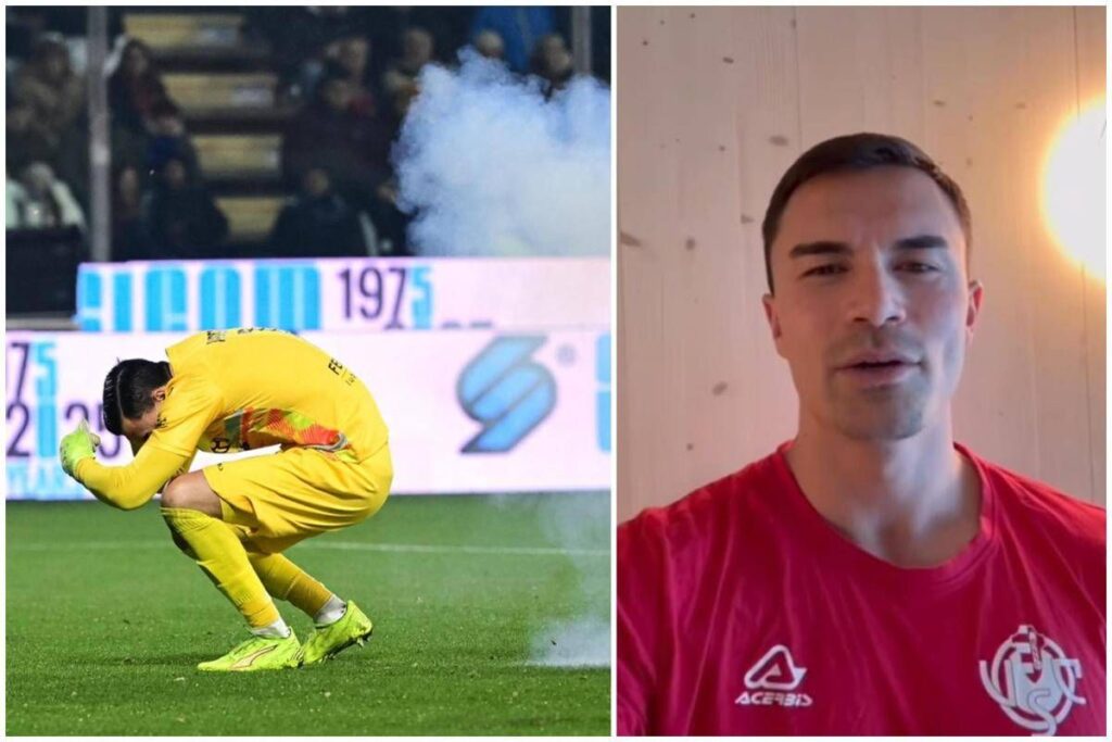 Audero dopo essere stato colpito dal petardo: “Poteva andare molto peggio”