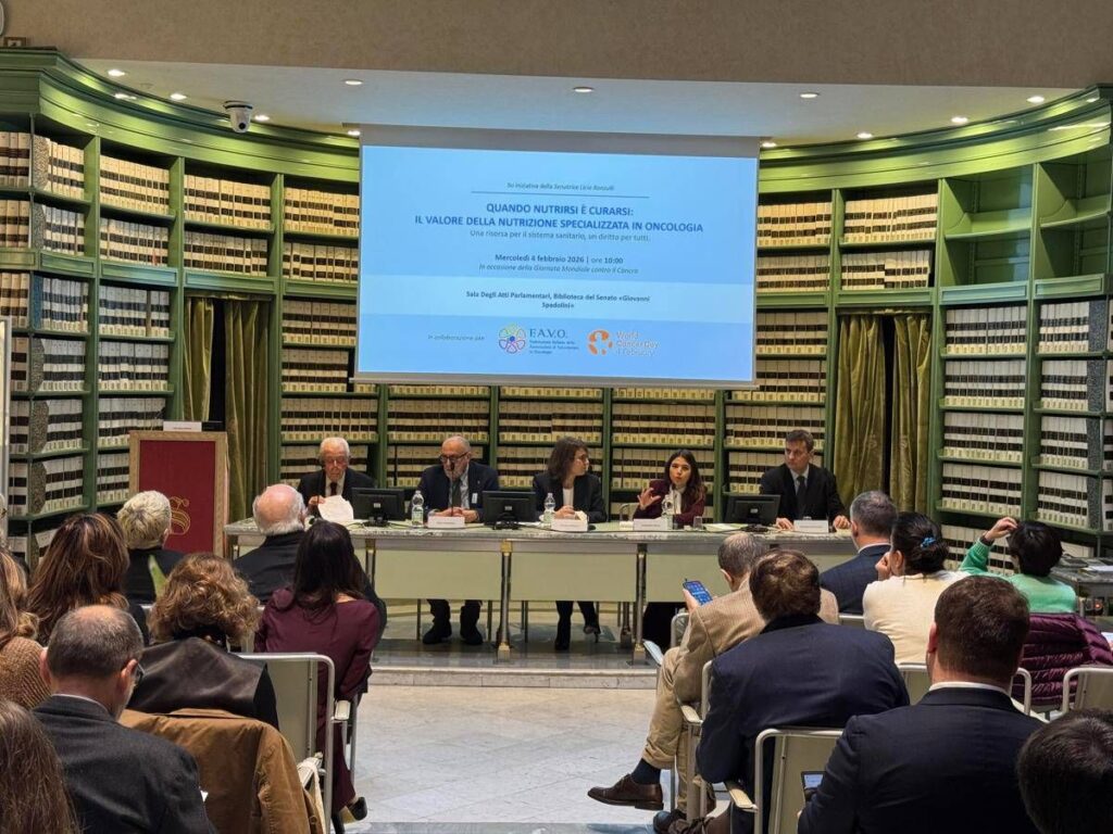 Favo: “Fino all’ 80% dei malati di tumore con malnutrizione, garantire supporto nutrizionale”