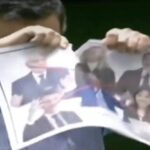 Iran, deputato straccia foto dei leader europei: c’è anche Mattarella. Tajani convoca l’ambasciatore