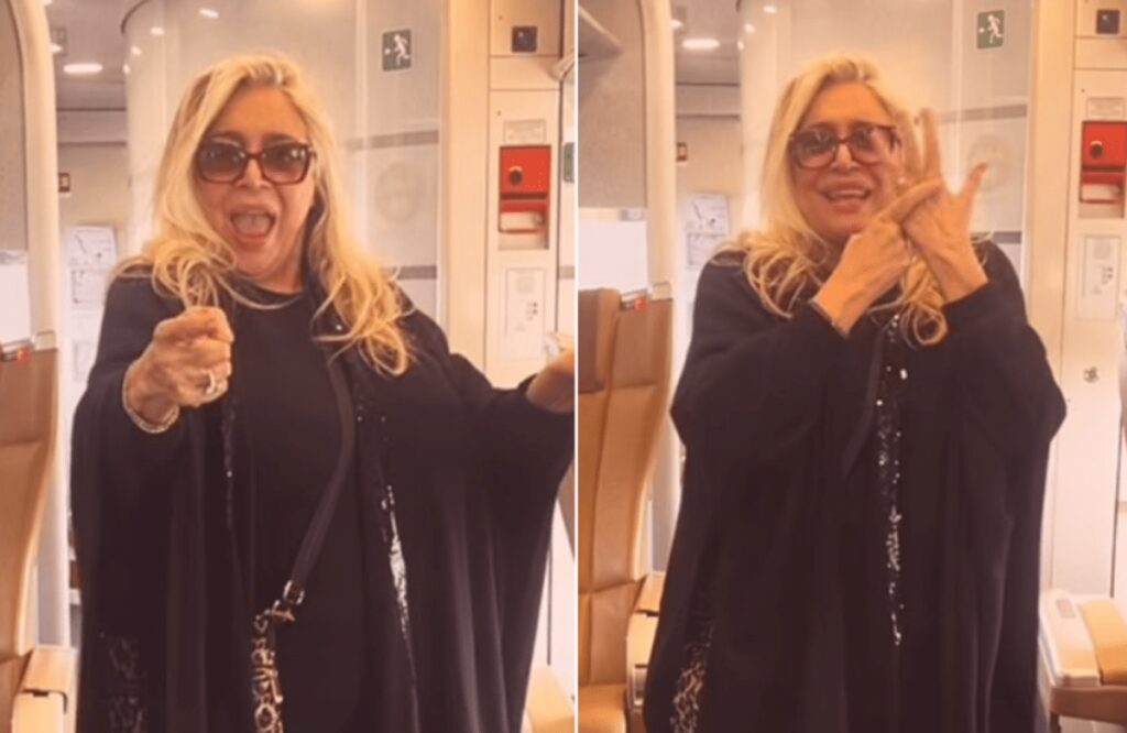 Mara Venier verso Sanremo, è polemica: “Vai con aereo privato coi nostri soldi”. E lei replica