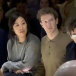 Mark Zuckerberg con la moglie alla sfilata di Prada a Milano, prove di accordo su occhiali Ai – VIDEO