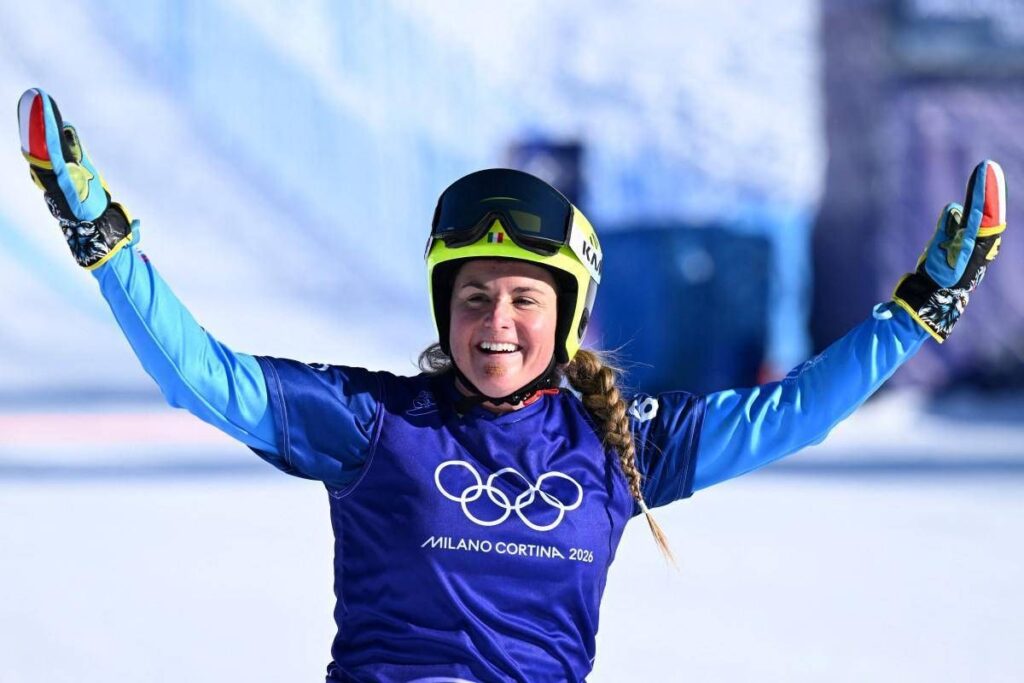 Milano Cortina, Moioli-Sommariva argento in gara mista a coppie snowboard cross. Record di medaglie per l’Italia