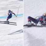 Paura per Vonn, caduta rovinosa e grave infortunio in discesa Milano Cortina