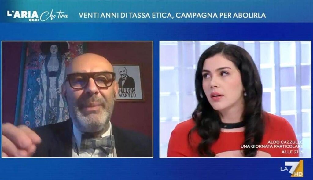 Scontro il tv sul porno, il ‘duello’ tra Pillon e Valentina Nappi