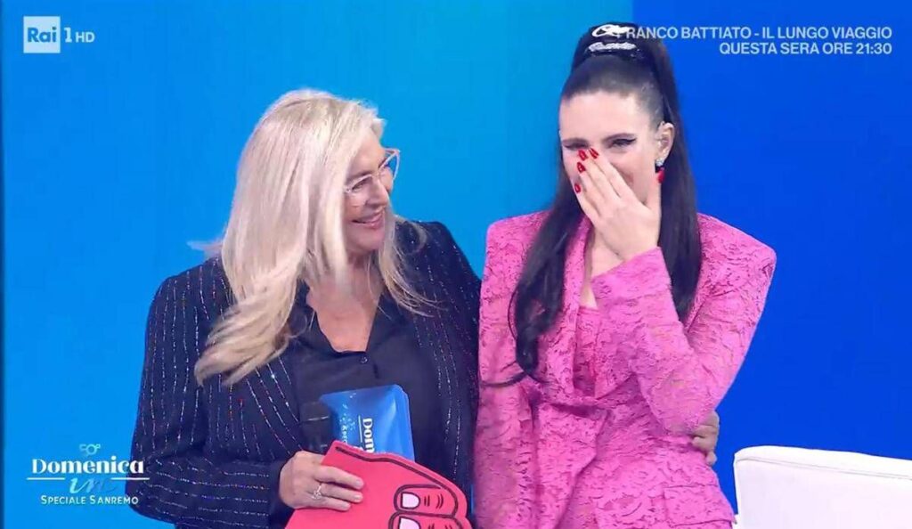 Ditonellapiaga in lacrime: “Non pensavo nemmeno di arrivare a Sanremo”