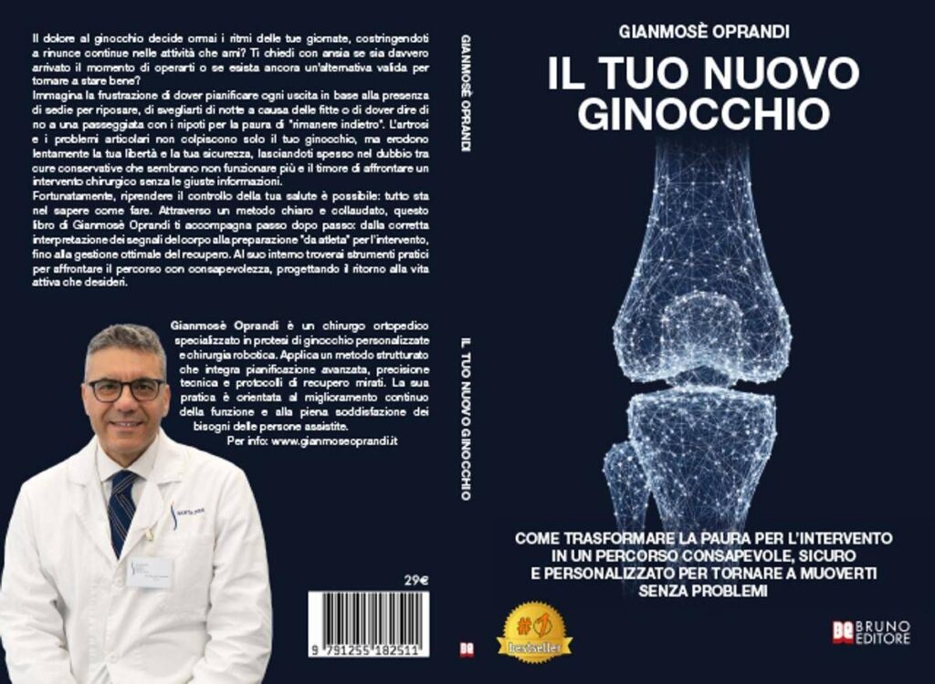 Gianmosè Oprandi lancia il libro su come tornare a vivere risolvendo efficacemente i problemi al ginocchio