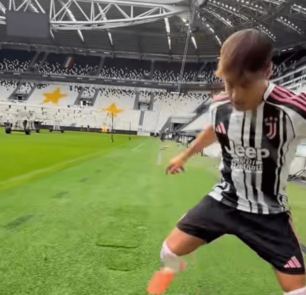 Juventus, 2,6 milioni di visualizzazioni per la collaborazione social con un freestyler britannico