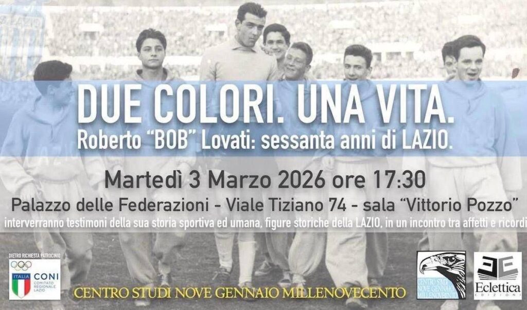 “Sessant’anni di Lazio”, un libro per ‘Bob’ Lovati