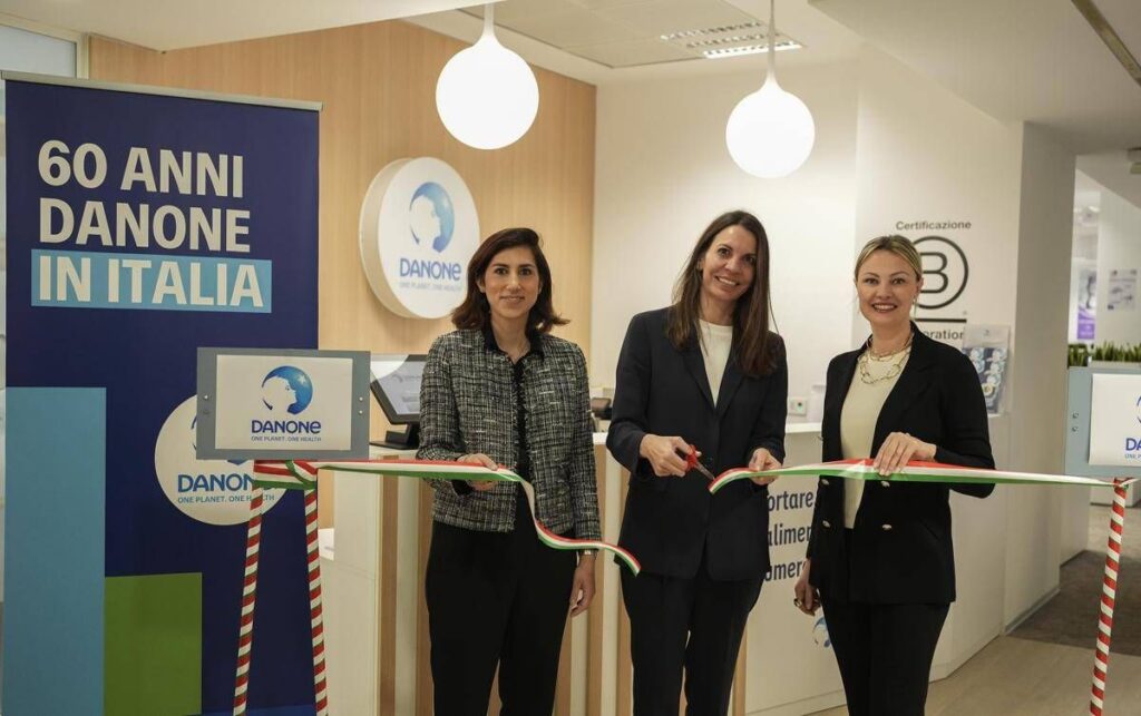 Danone Italia festeggia 60 anni con certificazione parità di genere riconfermata con 95,7 punti su 100