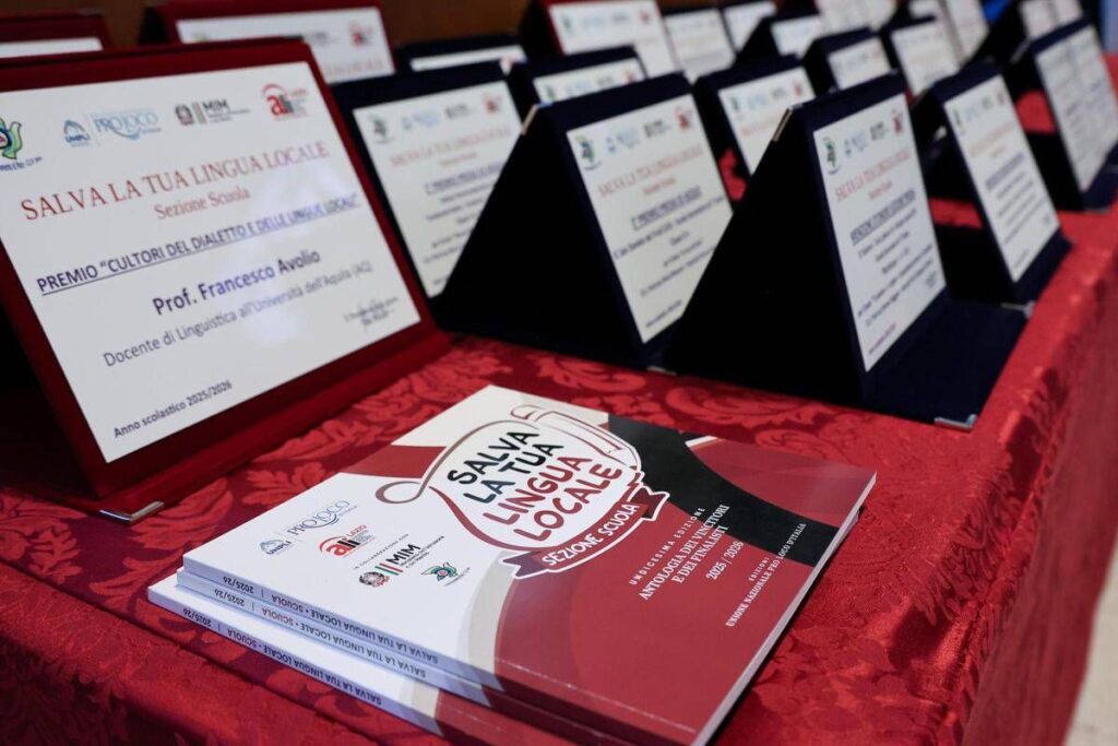 Premiati in Campidoglio i vincitori del premio Unpli ‘Salva la tua lingua locale’