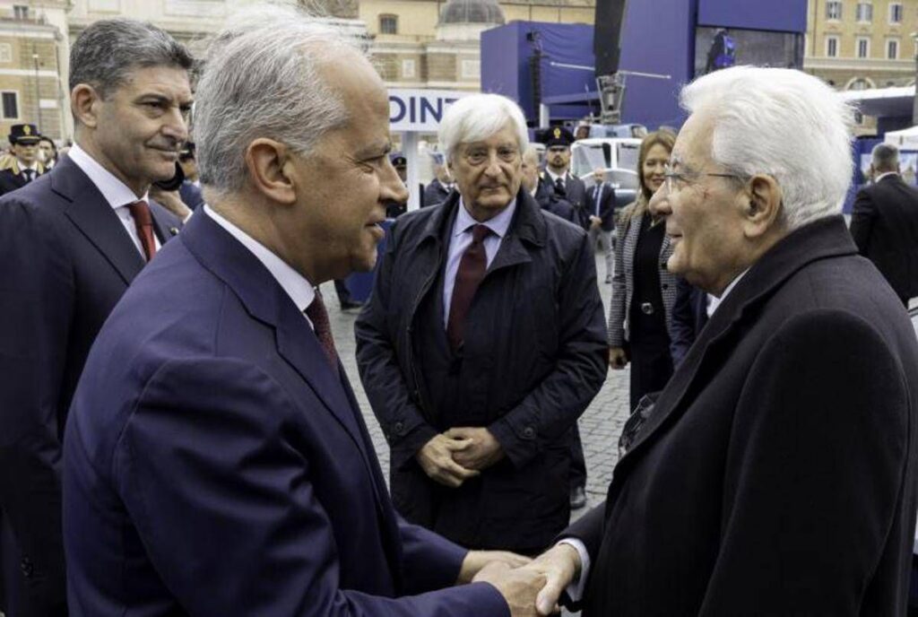 Roma, Mattarella visita lo ‘Spazio legalità’ a piazza del Popolo