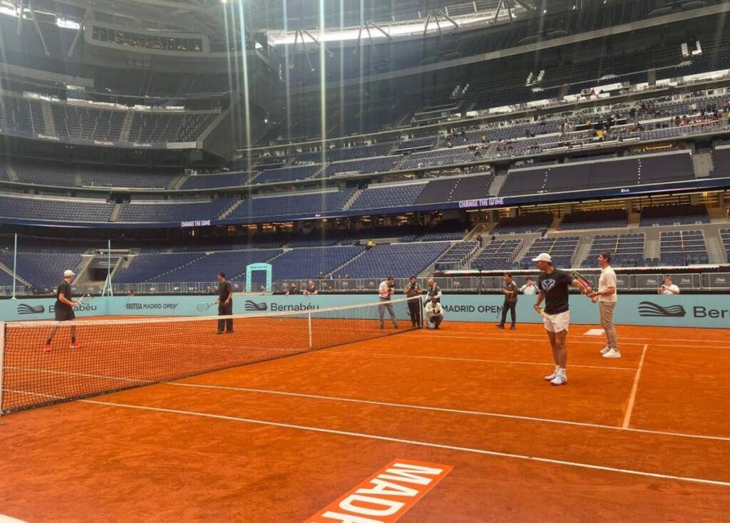 Sinner in campo… al Bernabeu: con lui Bellingham, Courtois e Nadal