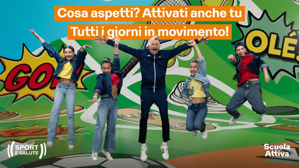 Sport e Salute, al via il contest ‘attiviamoci tutti i giorni in movimento’ per 2,3 milioni di studenti