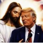 Trump abbracciato a Gesù: il post e la nuova polemica