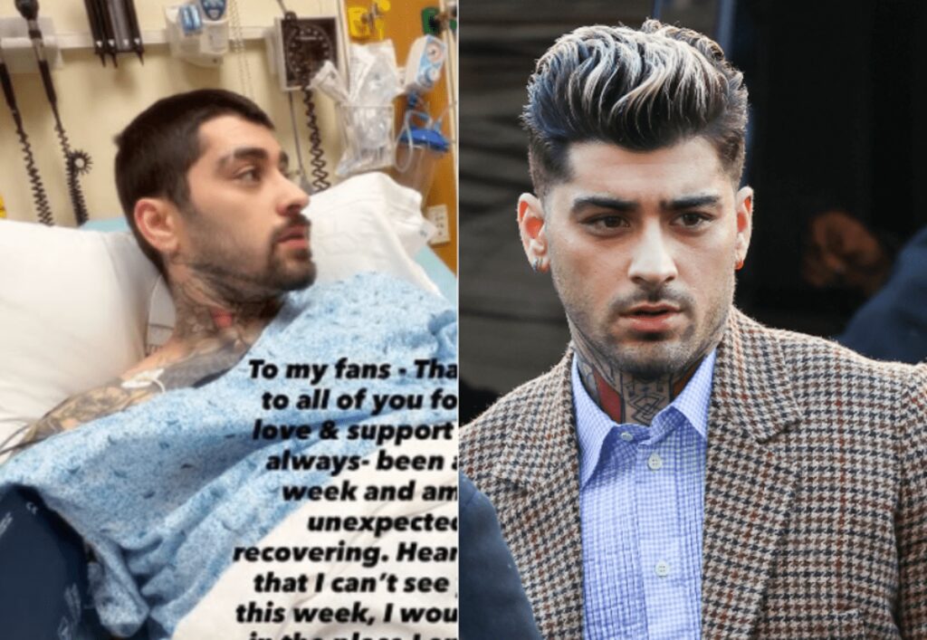 Zayn Malik ricoverato in ospedale, il malore e il messaggio ai fan: cosa è successo