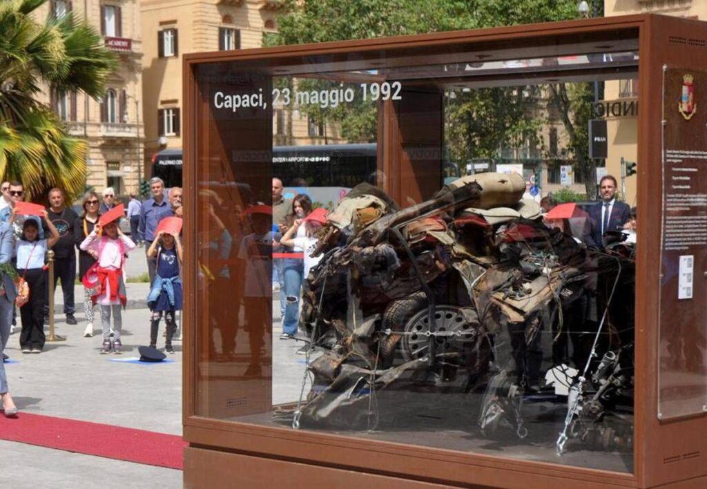 È polemica per ‘trasloco’ auto strage Capaci a Palermo, sindacati penitenziaria sul piede di guerra